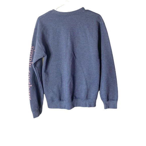 Simply Southern Sz Medium Dog Mother Wine Lover Graphic Sweatshirt Gray - Picture 4 of 7